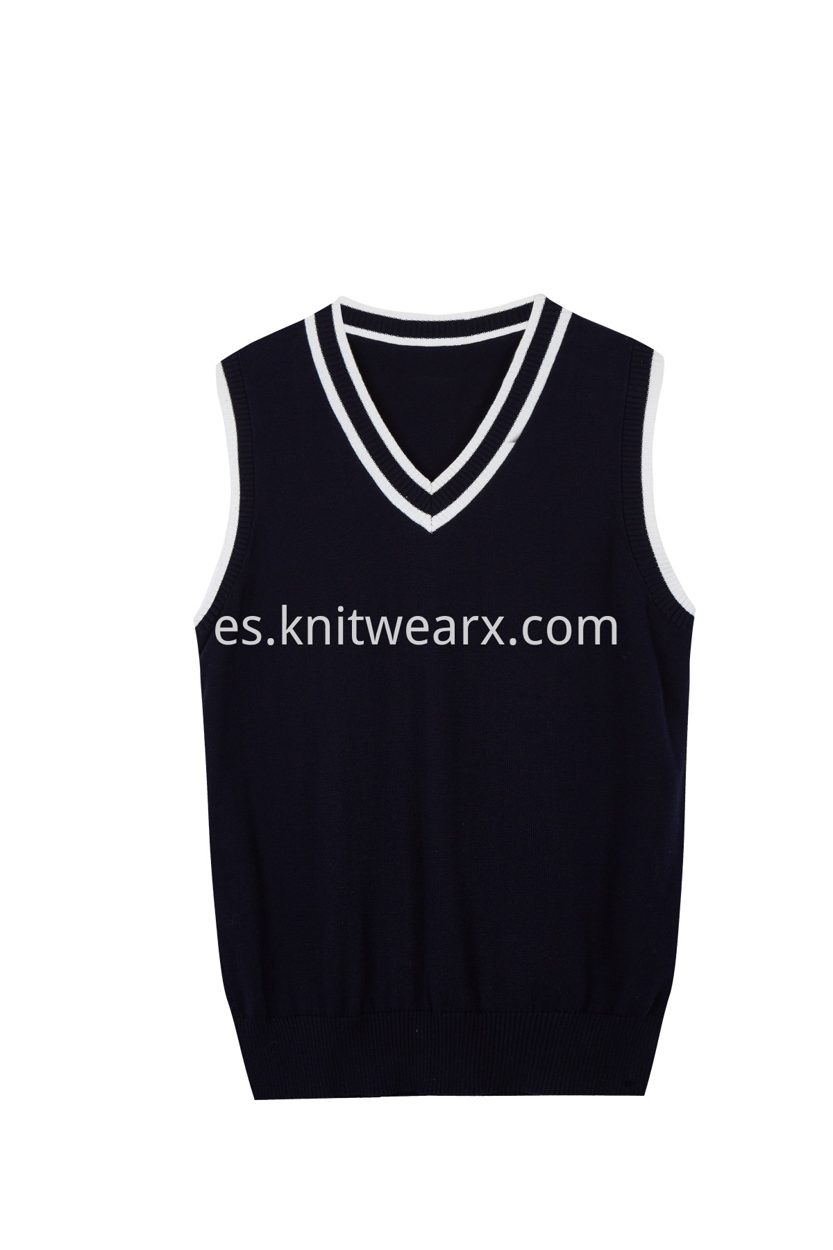 Kids's Sweater Vest Cotton V-Neck School Uniform Pullover Top